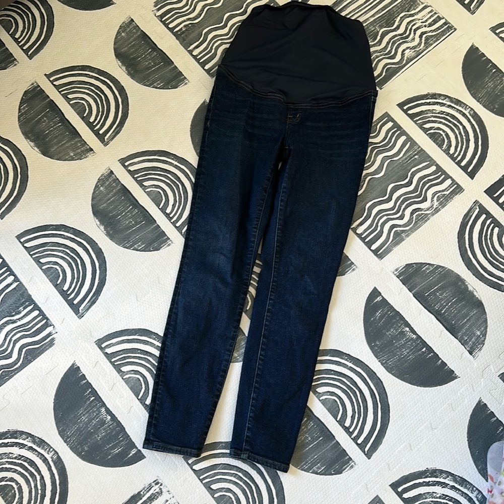 NWT madewell maternity skinny jeans. Size 26. Dark wash